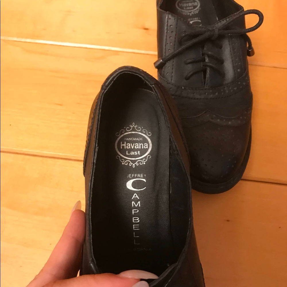 Jeffrey Campbell Handmade Leather Oxfords - Picture 2 of 4